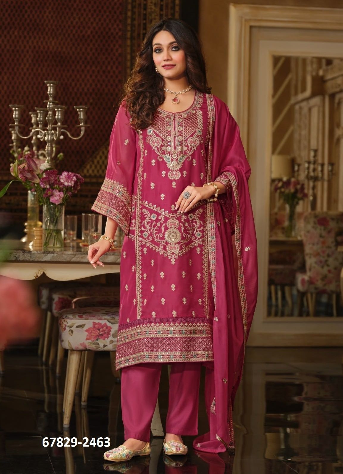 DHRISHYAM - Catalog # 67829 (Set of 3 Readymade Salwar Suits) DHRISHYAM - Catalog # 67829 (Set of 3 Readymade Salwar Suits)