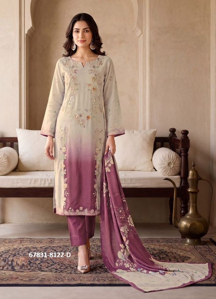 BIMLA - Catalog # 67831 (Set of 4 Semi-Stitched / Un-Stitched Suits) BIMLA - Catalog # 67831 (Set of 4 Semi-Stitched / Un-Stitched Suits)