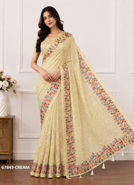 KEVINA - Catalog # 67843 (Set of 6 Sarees)