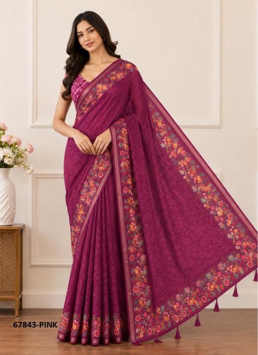 KEVINA - Catalog # 67843 (Set of 6 Sarees)
