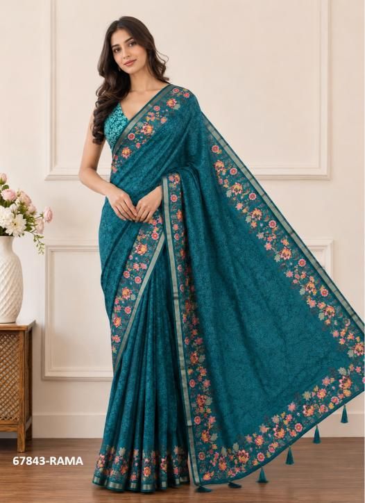 KEVINA - Catalog # 67843 (Set of 6 Sarees)