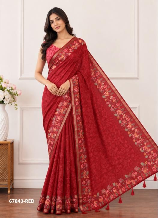 KEVINA - Catalog # 67843 (Set of 6 Sarees)