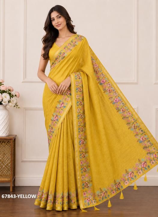 KEVINA - Catalog # 67843 (Set of 6 Sarees)