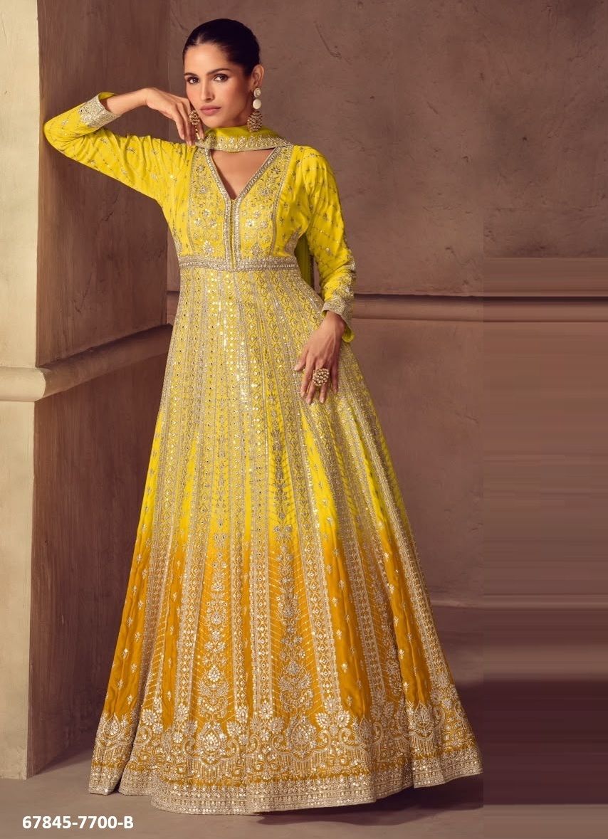 ROMANI - Catalog # 67845 (Set of 3 Readymade Gowns)
