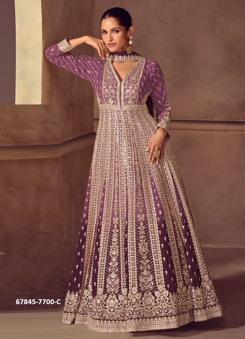 ROMANI - Catalog # 67845 (Set of 3 Readymade Gowns)