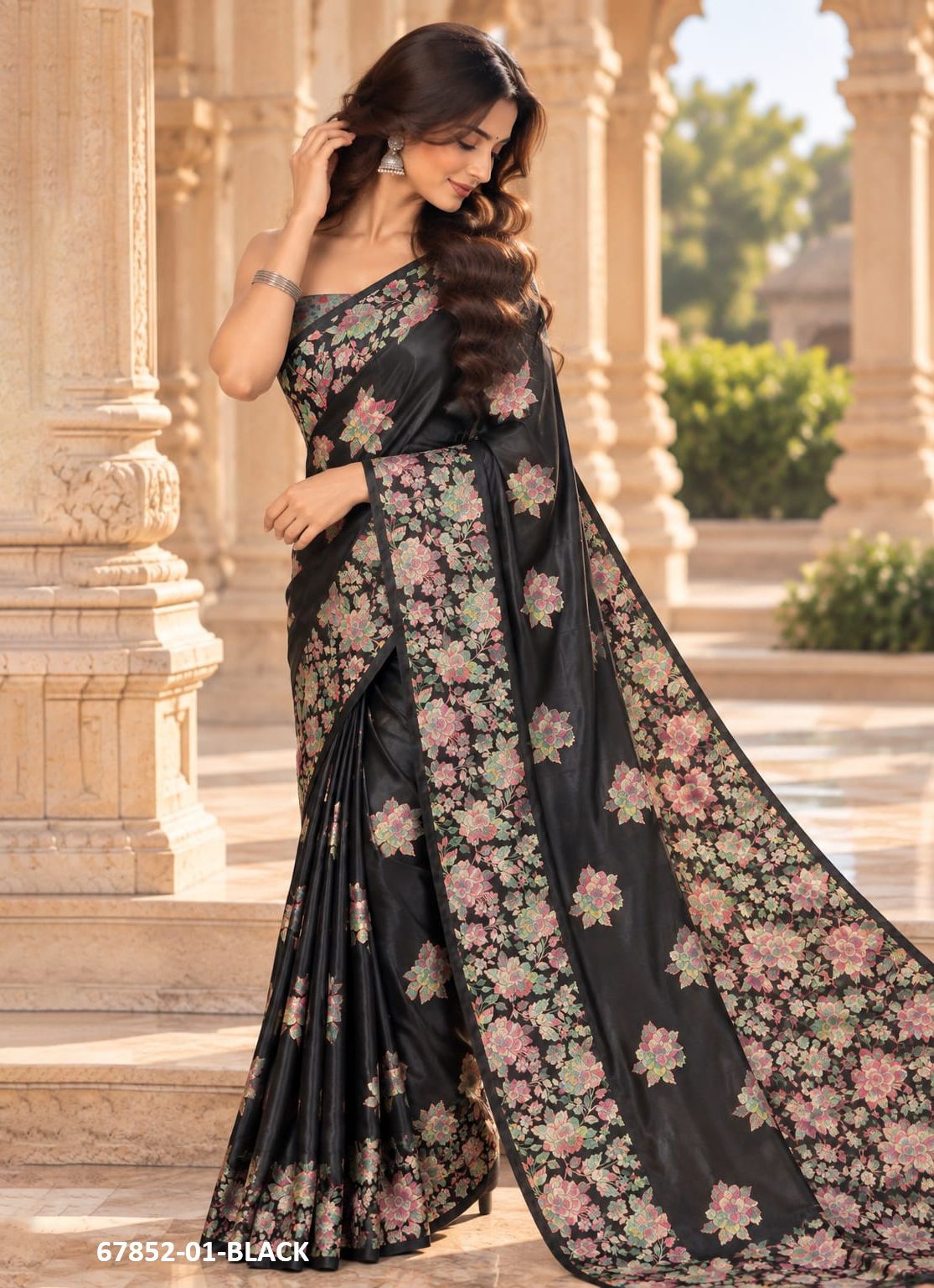 SANWAREE - Catalog # 67852 (Set of 5 Sarees) SANWAREE - Catalog # 67852 (Set of 5 Sarees)