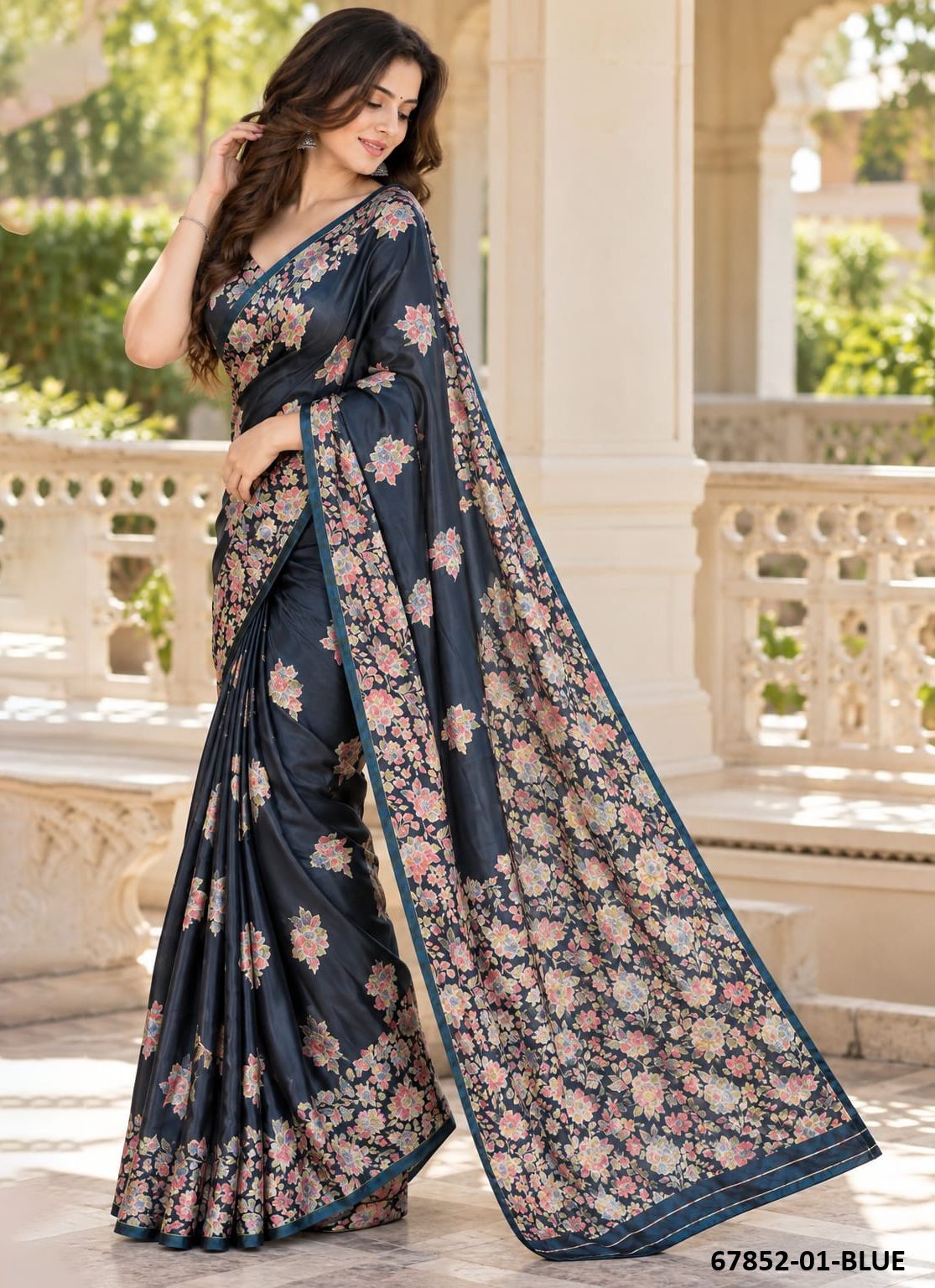 SANWAREE - Catalog # 67852 (Set of 5 Sarees) SANWAREE - Catalog # 67852 (Set of 5 Sarees)