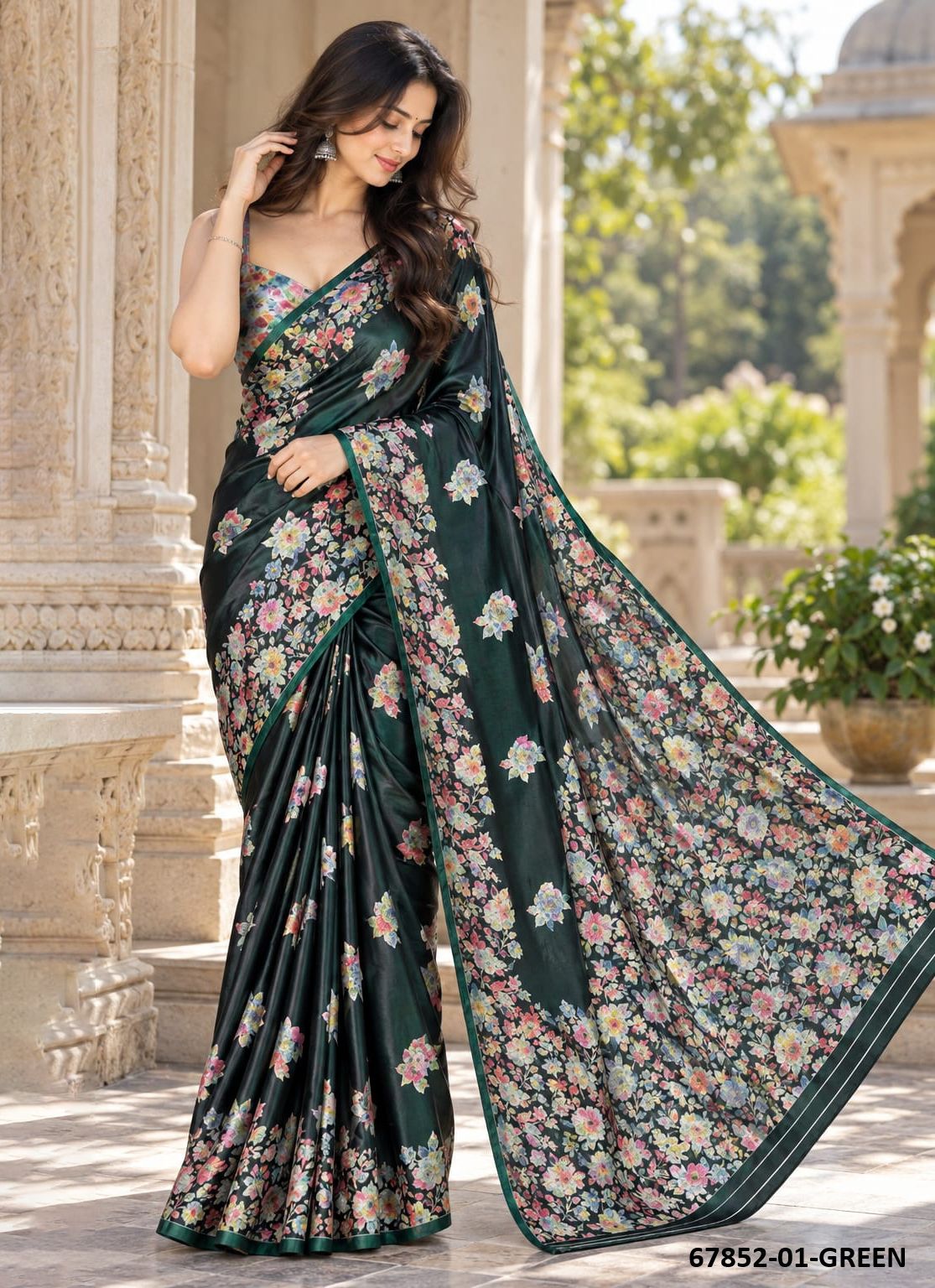 SANWAREE - Catalog # 67852 (Set of 5 Sarees) SANWAREE - Catalog # 67852 (Set of 5 Sarees)