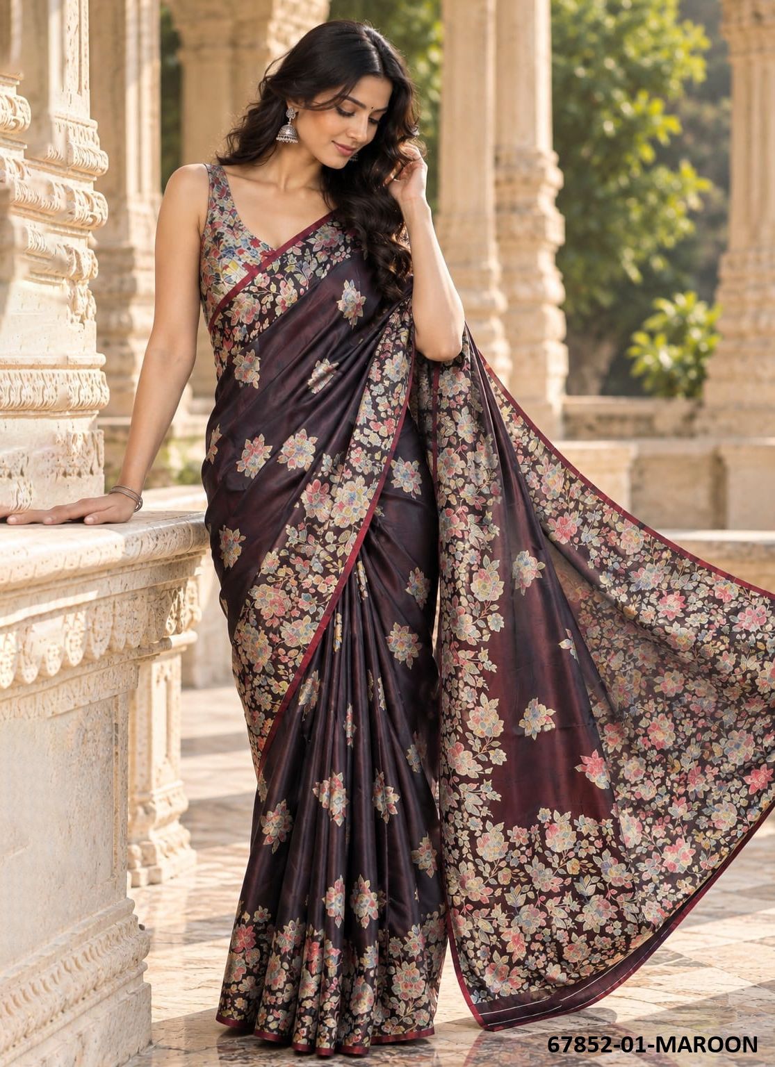 SANWAREE - Catalog # 67852 (Set of 5 Sarees) SANWAREE - Catalog # 67852 (Set of 5 Sarees)