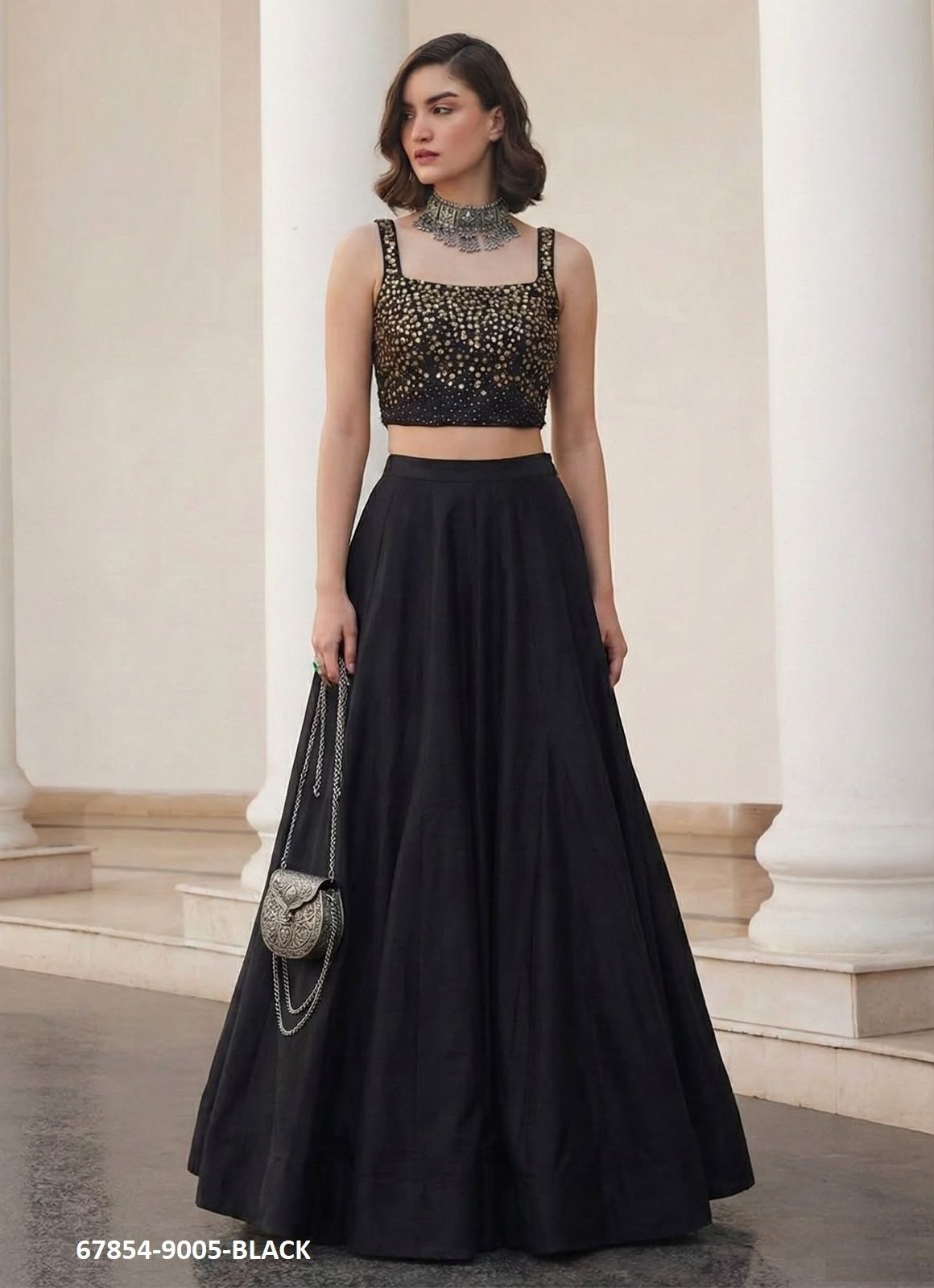 ARMANI - Catalog # 67854 (Set of 4 Readymade Lehengas) ARMANI - Catalog # 67854 (Set of 4 Readymade Lehengas)