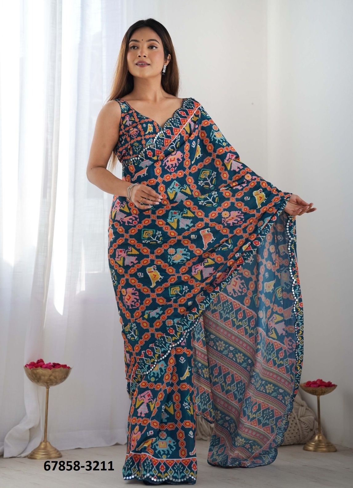 KAMLEE - Catalog # 67858 (Set of 15 Sarees) KAMLEE - Catalog # 67858 (Set of 15 Sarees)