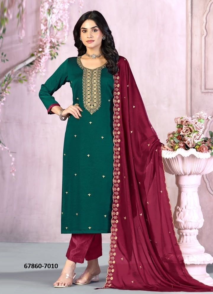 FEEL GOOD - Catalog # 67860 (Set of 10 Readymade Salwar Suits) FEEL GOOD - Catalog # 67860 (Set of 10 Readymade Salwar Suits)
