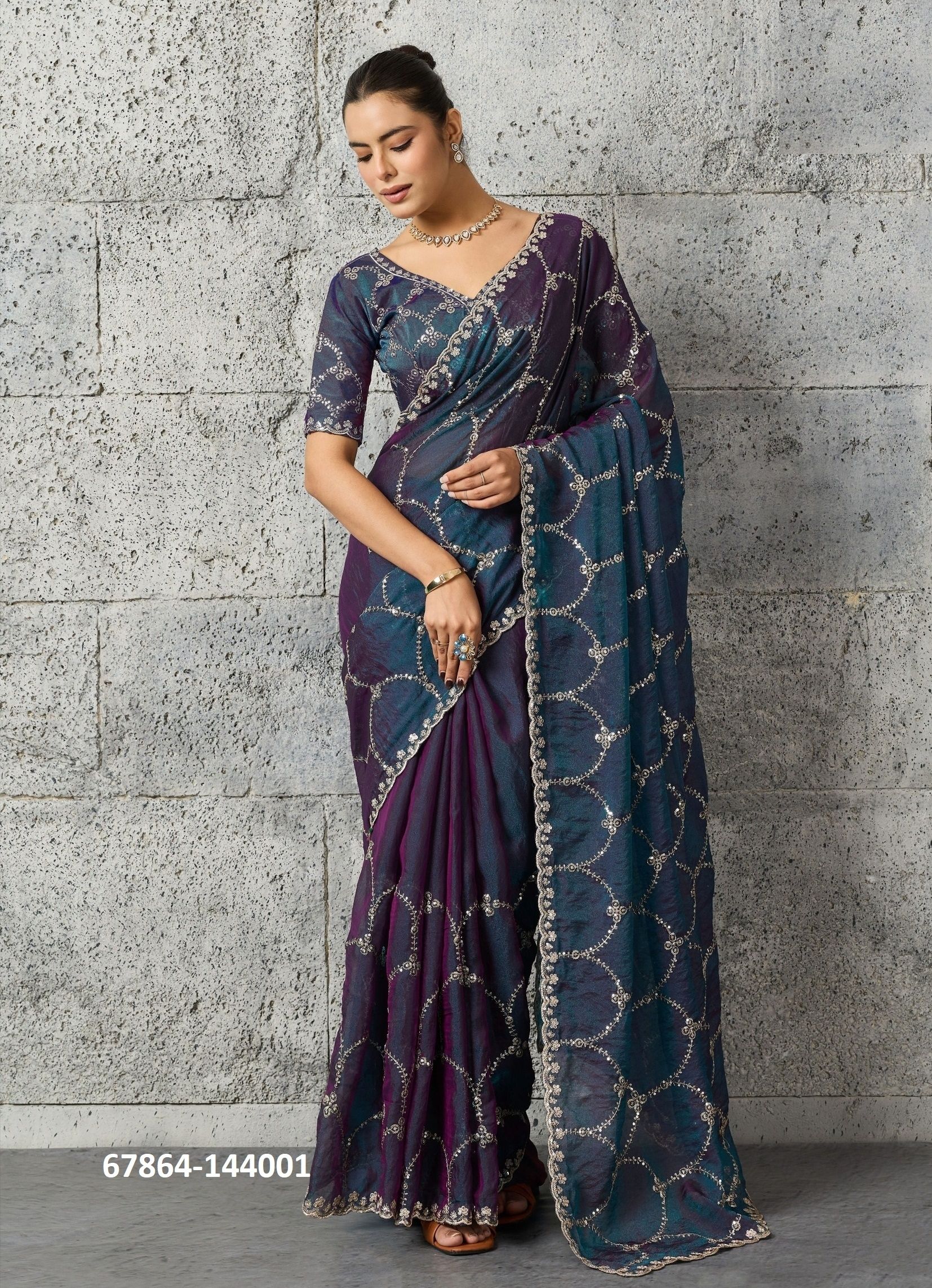 LIYARI - Catalog # 67864 (Set of 4 Sarees) LIYARI - Catalog # 67864 (Set of 4 Sarees)