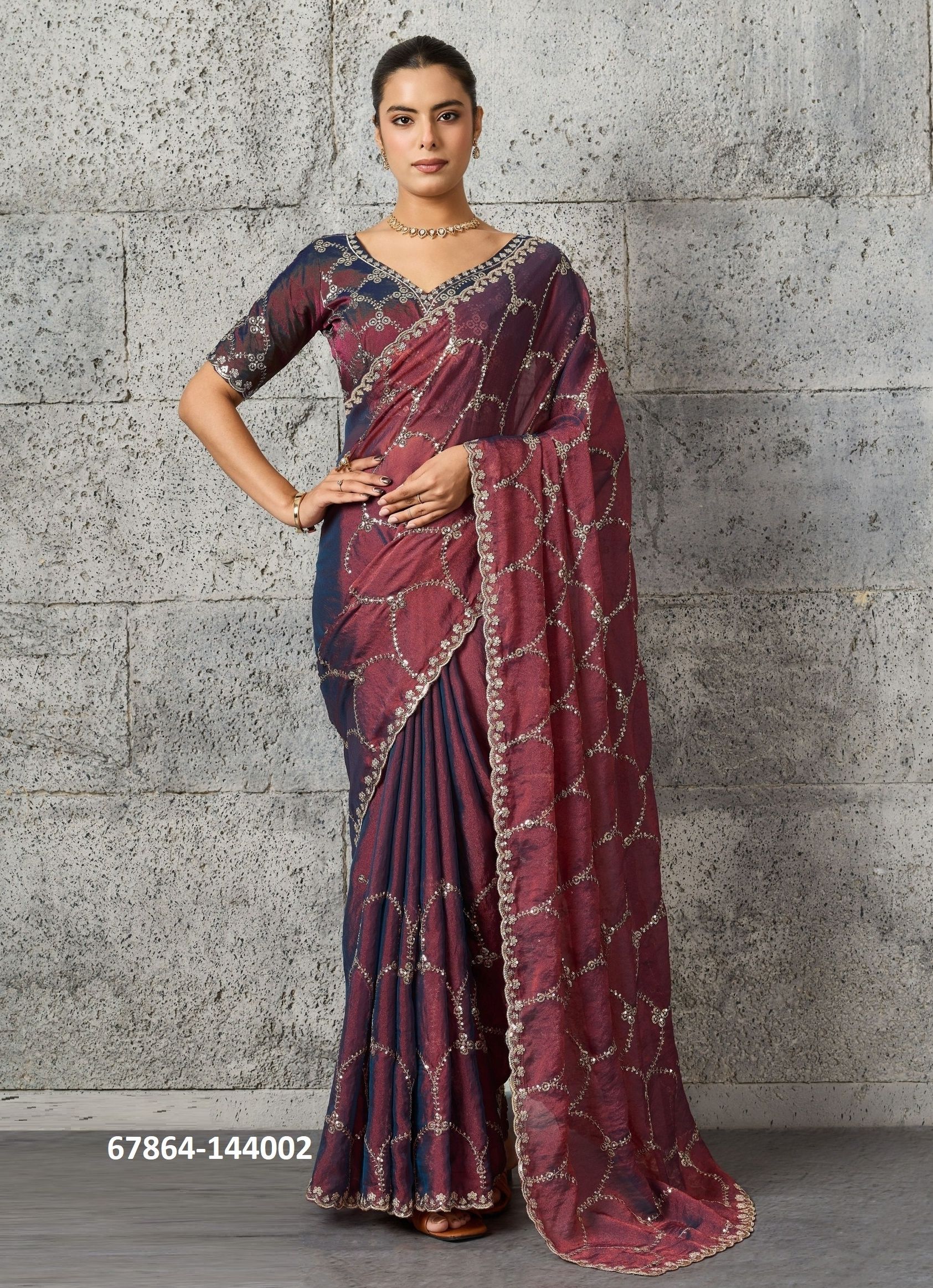 LIYARI - Catalog # 67864 (Set of 4 Sarees) LIYARI - Catalog # 67864 (Set of 4 Sarees)