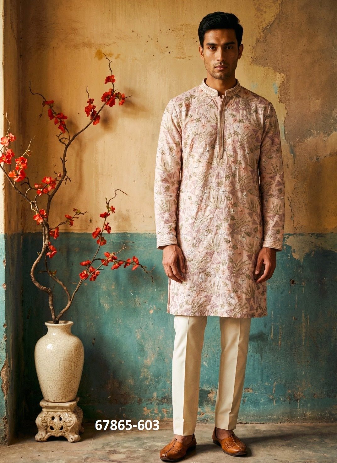 NIMAYA - Catalog # 67865 (Set of 11 Men's Ethnic Wear) NIMAYA - Catalog # 67865 (Set of 11 Men's Ethnic Wear)