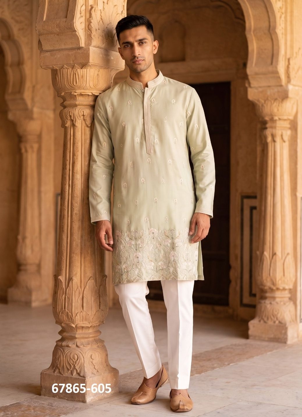 NIMAYA - Catalog # 67865 (Set of 11 Men's Ethnic Wear) NIMAYA - Catalog # 67865 (Set of 11 Men's Ethnic Wear)