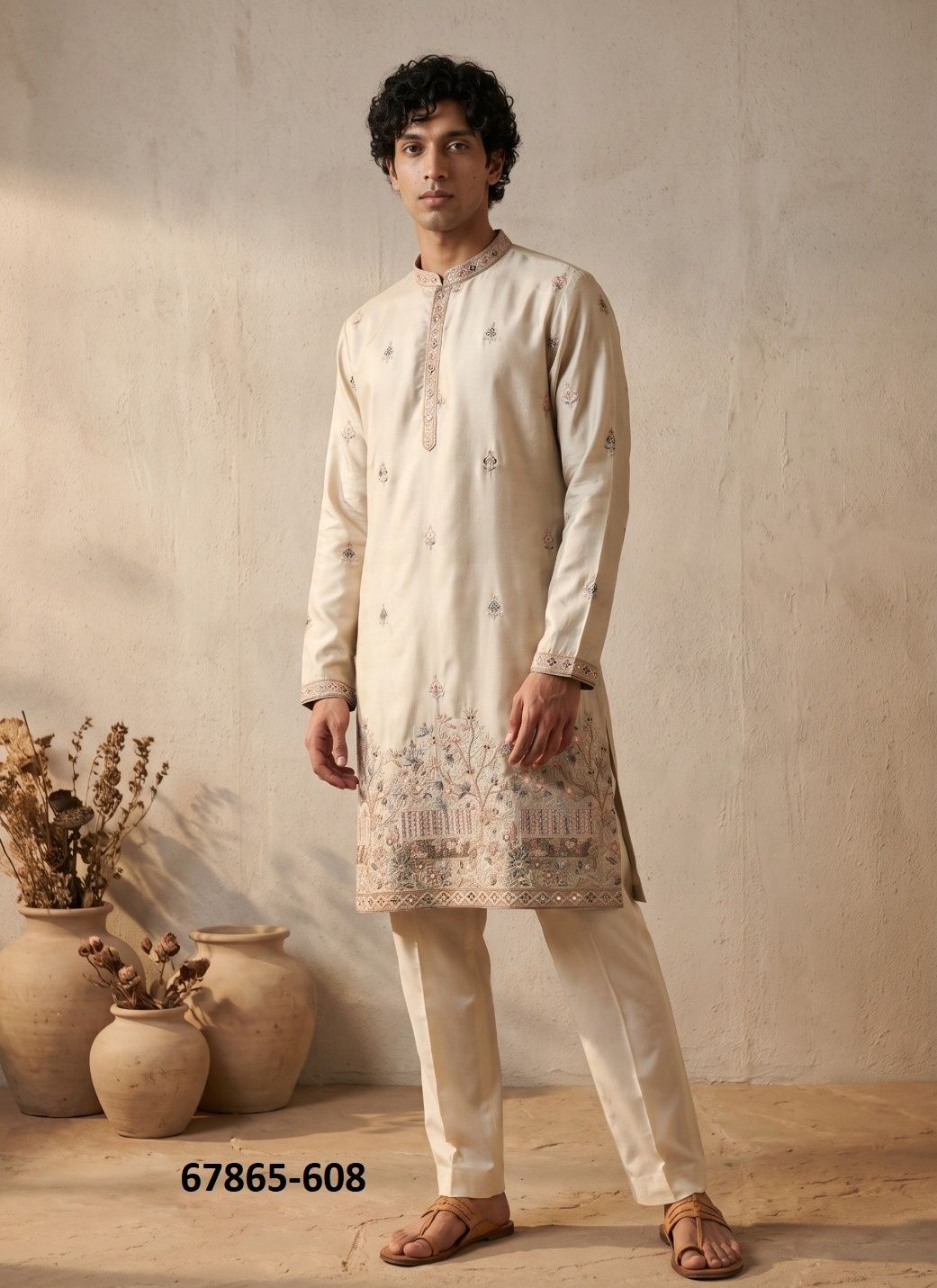 NIMAYA - Catalog # 67865 (Set of 11 Men's Ethnic Wear) NIMAYA - Catalog # 67865 (Set of 11 Men's Ethnic Wear)