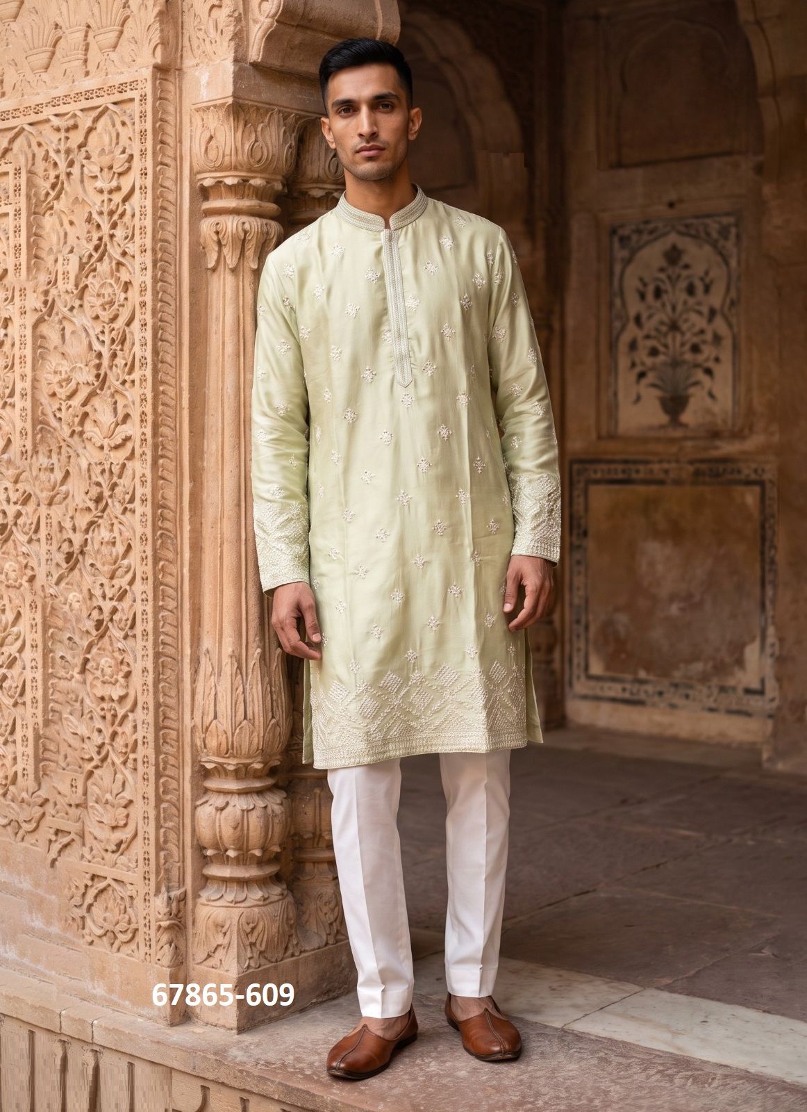 NIMAYA - Catalog # 67865 (Set of 11 Men's Ethnic Wear) NIMAYA - Catalog # 67865 (Set of 11 Men's Ethnic Wear)