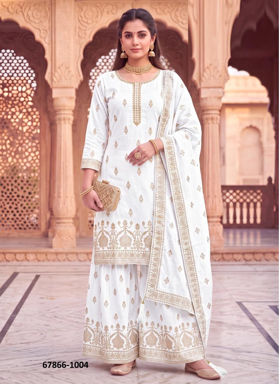PARINITI - Catalog # 67866 (Set of 10 Readymade Salwar Suits)