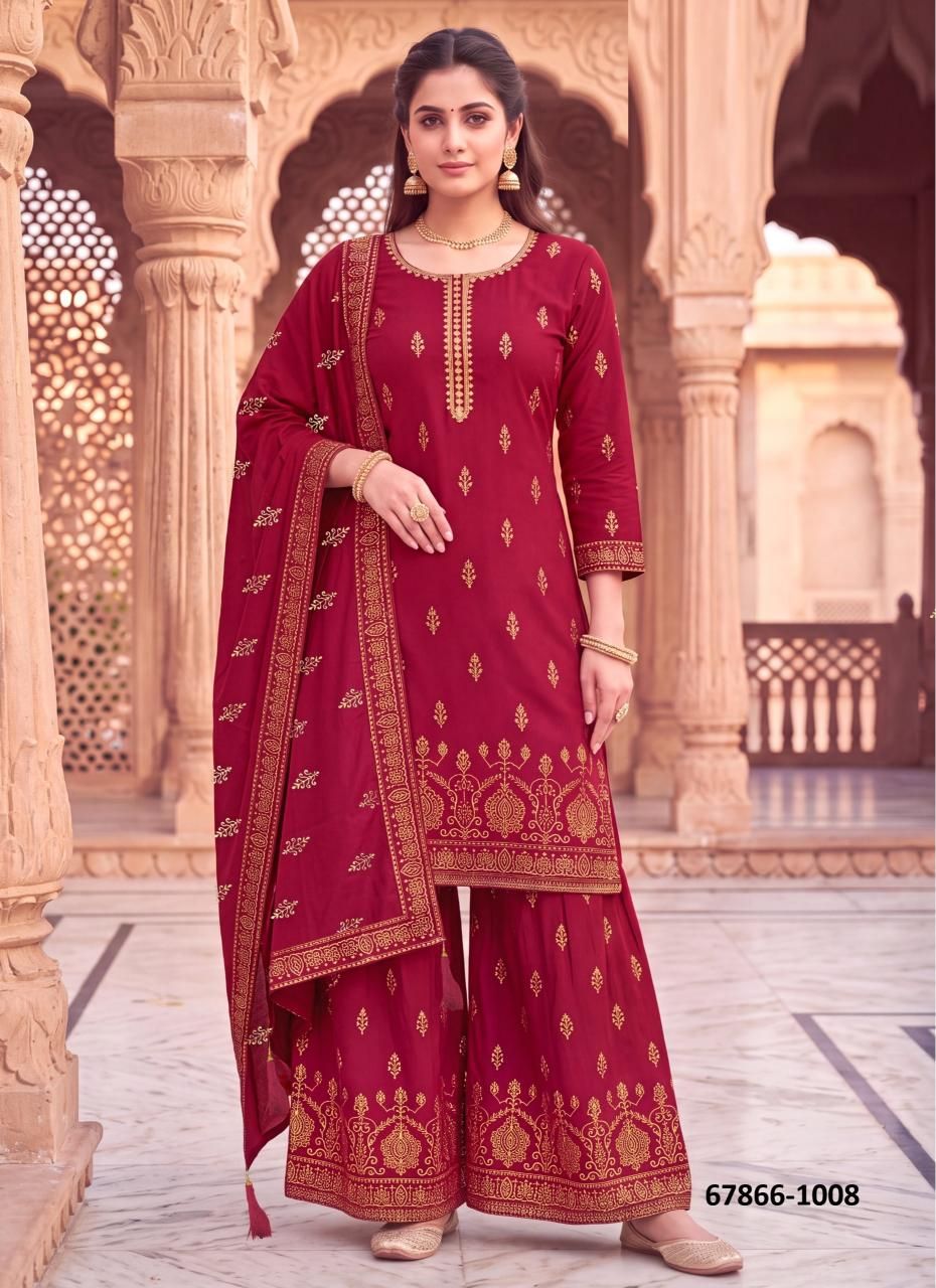 PARINITI - Catalog # 67866 (Set of 10 Readymade Salwar Suits)