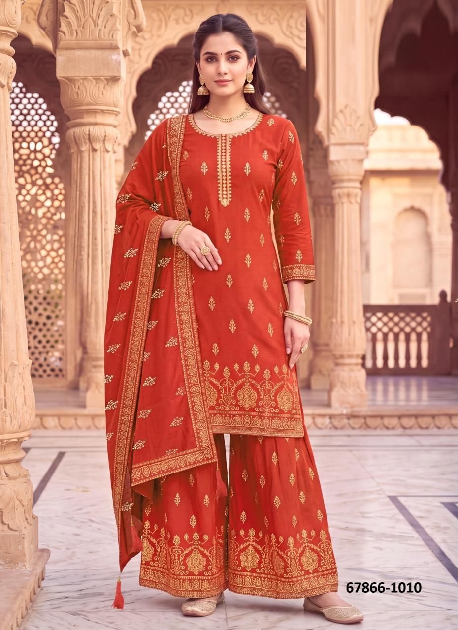 PARINITI - Catalog # 67866 (Set of 10 Readymade Salwar Suits)