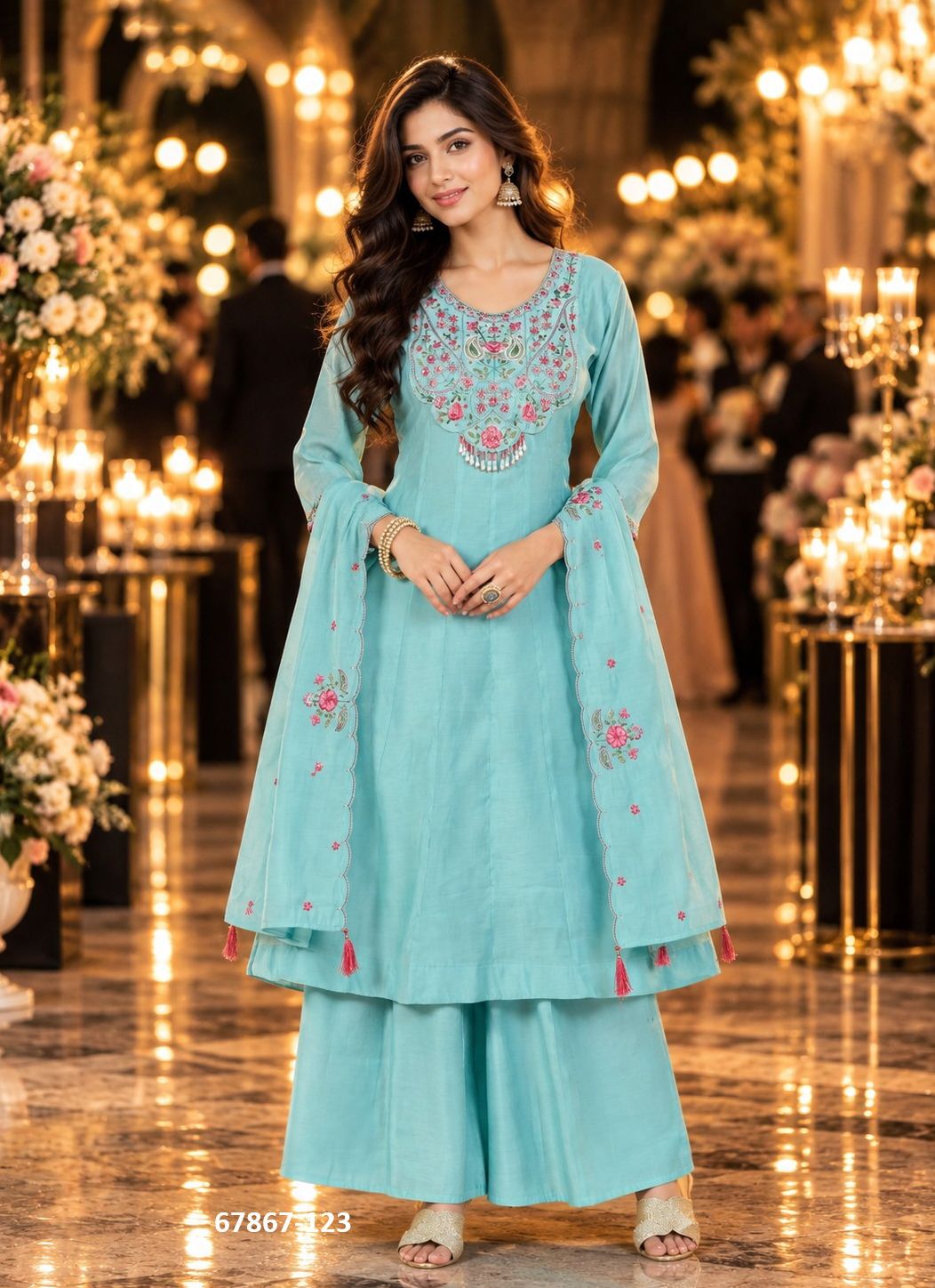 FARMAISH - Catalog # 67867 (Set of 4 Readymade Salwar Suits) FARMAISH - Catalog # 67867 (Set of 4 Readymade Salwar Suits)