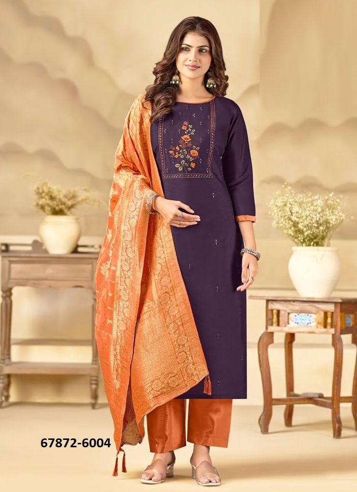 SUBH MILAN - Catalog # 67872 (Set of 12 Readymade Salwar Suits) SUBH MILAN - Catalog # 67872 (Set of 12 Readymade Salwar Suits)