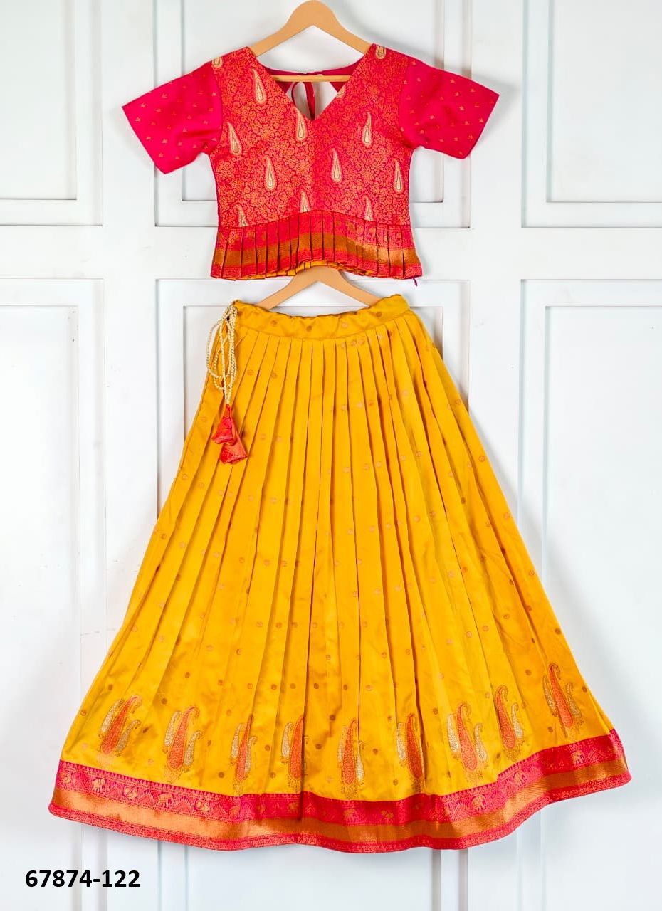 KIDS - DISNEY - Catalog # 67874 (Set of 4 Readymade Lehengas)