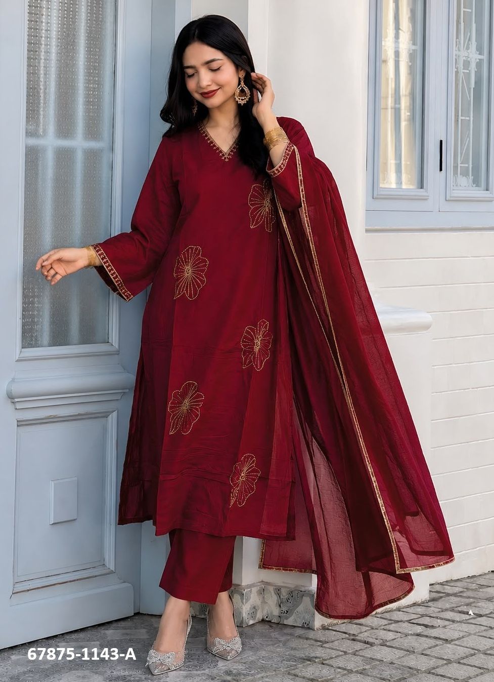 JIMJAM - Catalog # 67875 (Set of 3 Readymade Salwar Suits) JIMJAM - Catalog # 67875 (Set of 3 Readymade Salwar Suits)