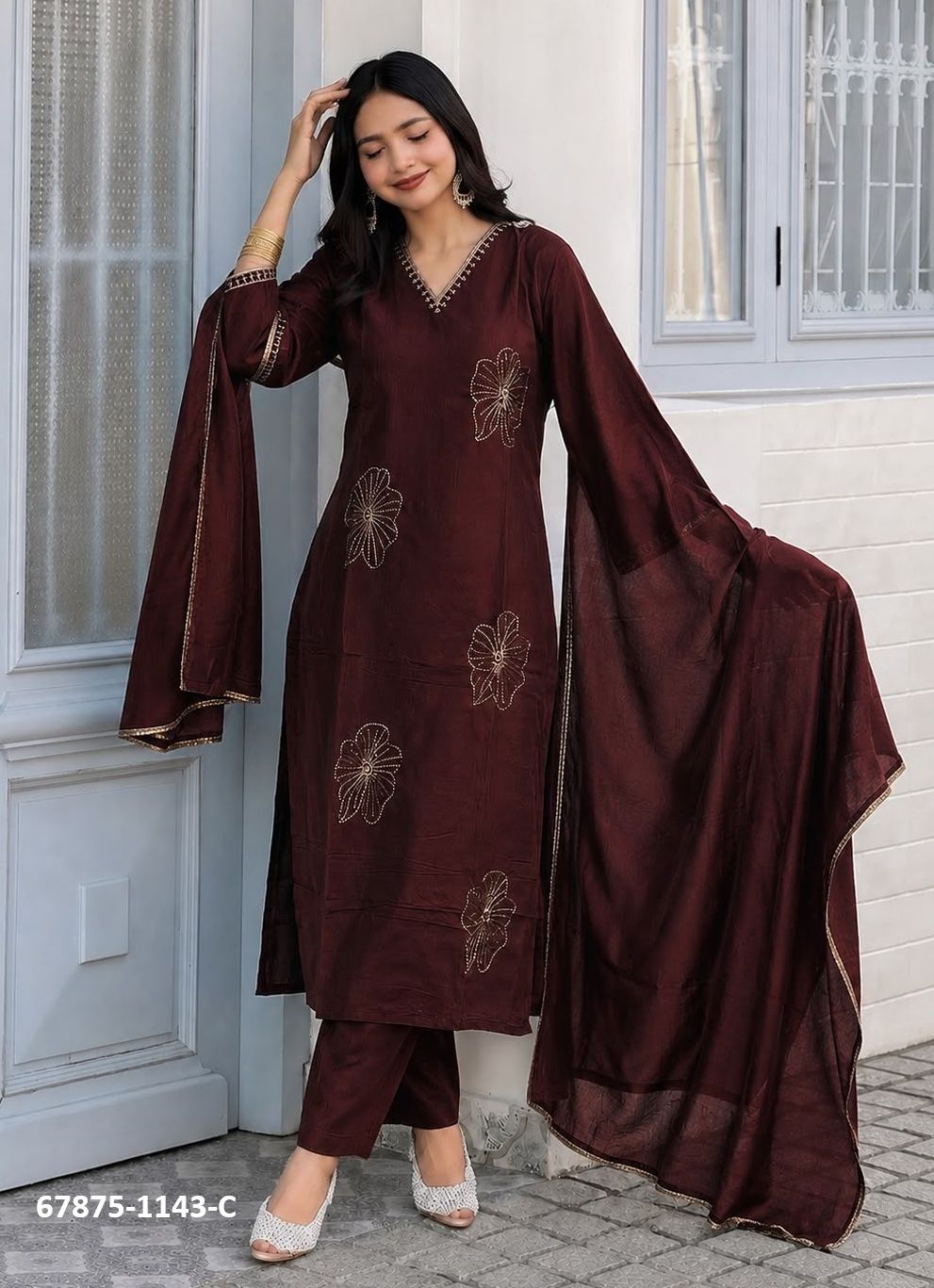 JIMJAM - Catalog # 67875 (Set of 3 Readymade Salwar Suits) JIMJAM - Catalog # 67875 (Set of 3 Readymade Salwar Suits)