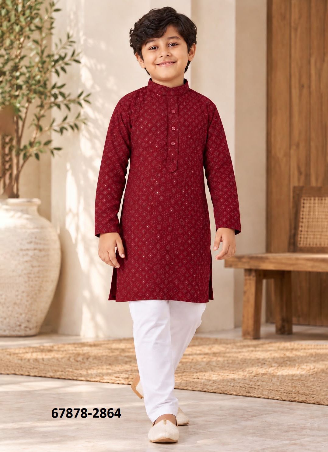 KIDS - BOYS - KURTA - Catalog # 67878 (Set of 6 Men's Ethnic Wear) KIDS - BOYS - KURTA - Catalog # 67878 (Set of 6 Men's Ethnic Wear)