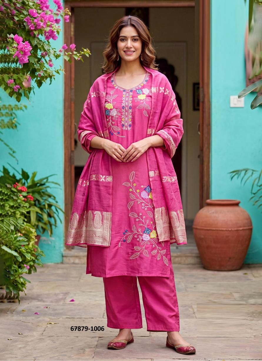 SAKIRA 1 - Catalog # 67879 (Set of 6 Readymade Salwar Suits) SAKIRA 1 - Catalog # 67879 (Set of 6 Readymade Salwar Suits)