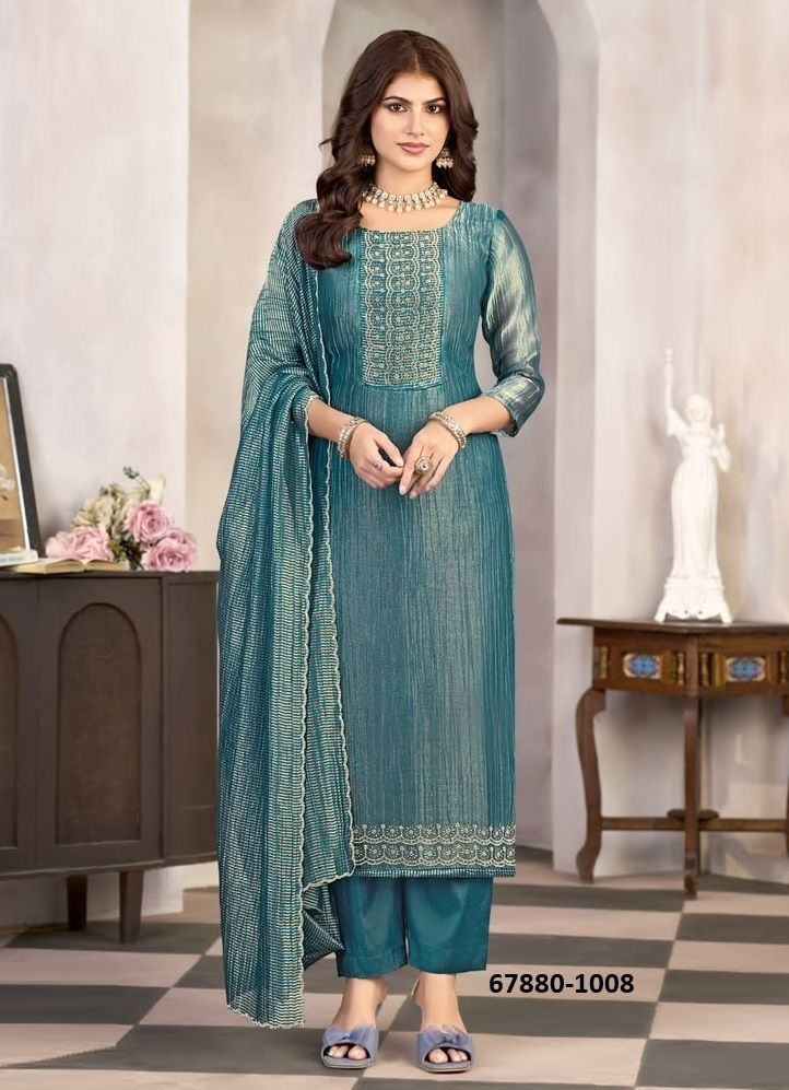 SARVARNA - Catalog # 67880 (Set of 8 Readymade Salwar Suits) SARVARNA - Catalog # 67880 (Set of 8 Readymade Salwar Suits)