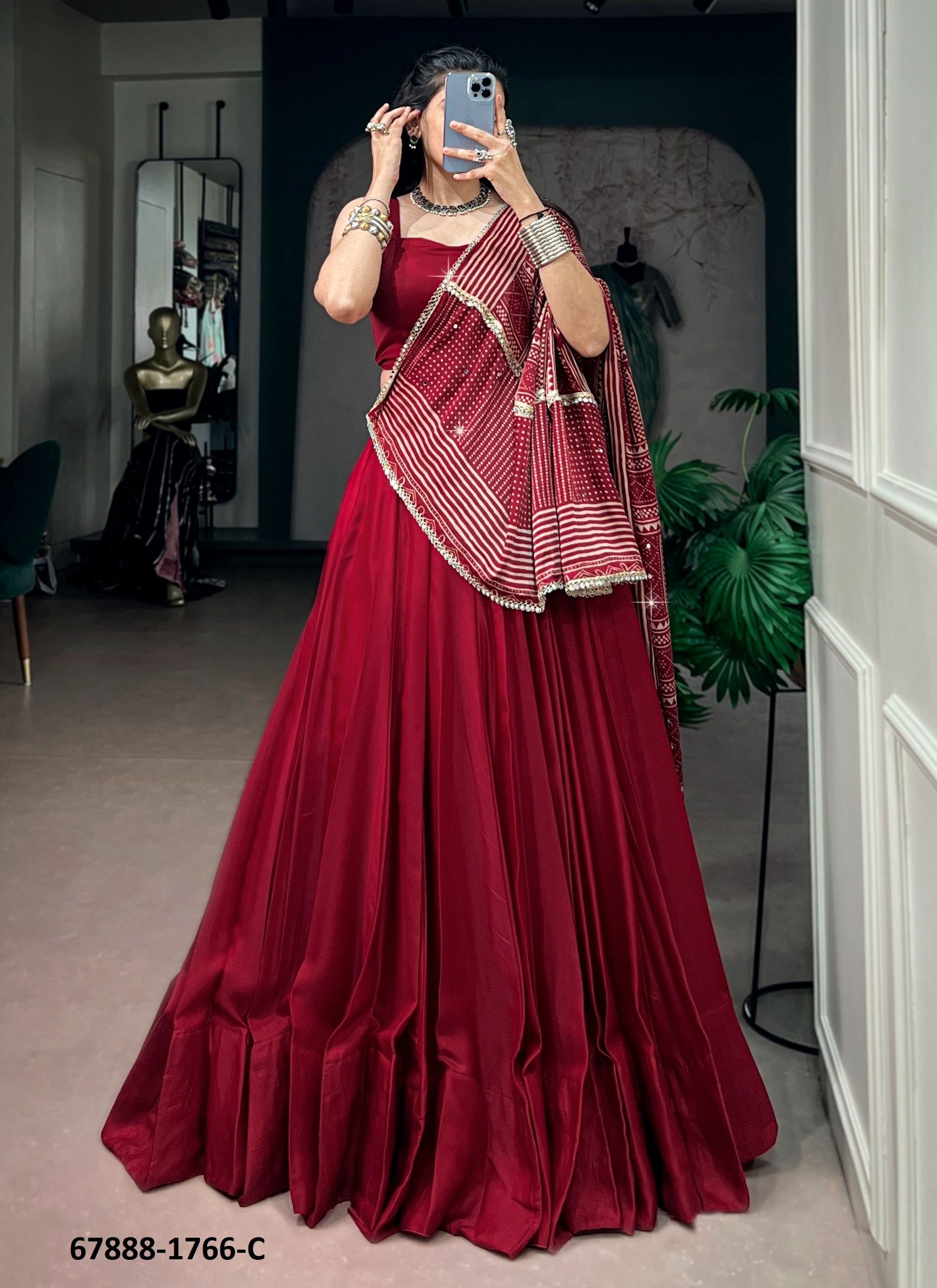ANUSHKAA - Catalog # 67888 (Set of 3 Readymade Lehengas) ANUSHKAA - Catalog # 67888 (Set of 3 Readymade Lehengas)