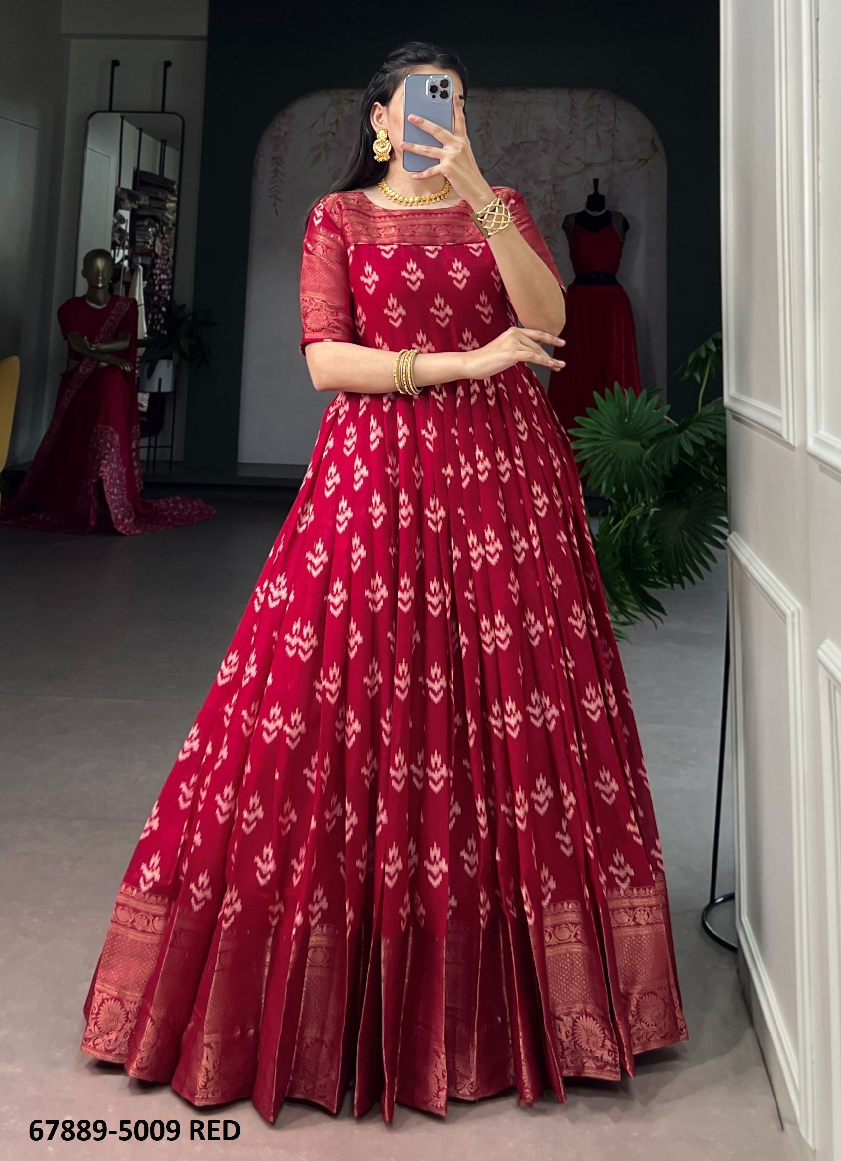 ANIMA - Catalog # 67889 (Set of 4 Readymade Gowns) ANIMA - Catalog # 67889 (Set of 4 Readymade Gowns)