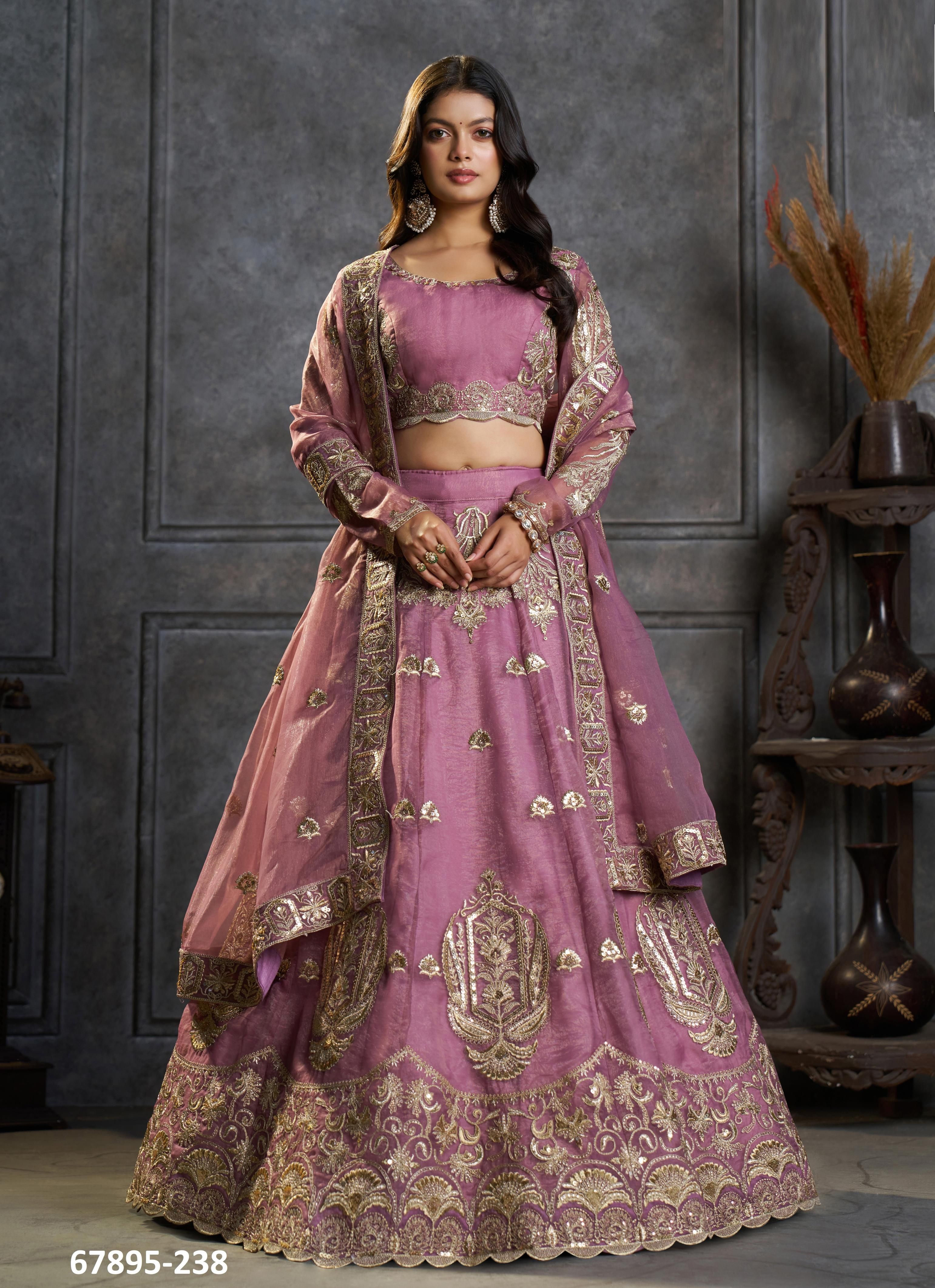 SANWARIYA - Catalog # 67895 (Set of 6 Semi-Stitched Lehengas) SANWARIYA - Catalog # 67895 (Set of 6 Semi-Stitched Lehengas)