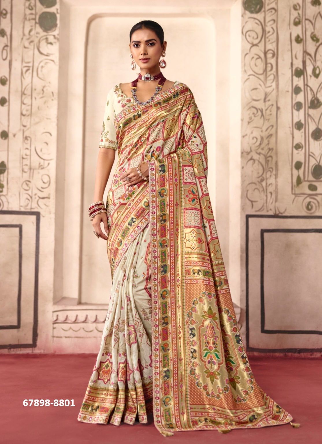AAMNA - Catalog # 67898 (Set of 9 Sarees) AAMNA - Catalog # 67898 (Set of 9 Sarees)