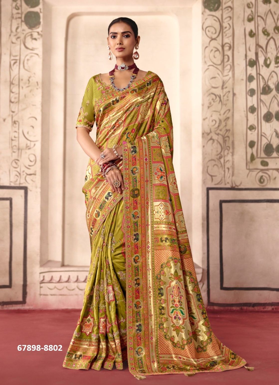 AAMNA - Catalog # 67898 (Set of 9 Sarees) AAMNA - Catalog # 67898 (Set of 9 Sarees)