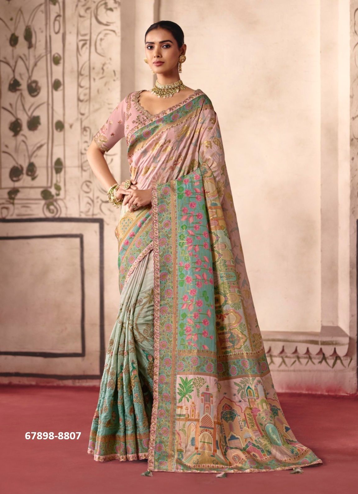 AAMNA - Catalog # 67898 (Set of 9 Sarees) AAMNA - Catalog # 67898 (Set of 9 Sarees)