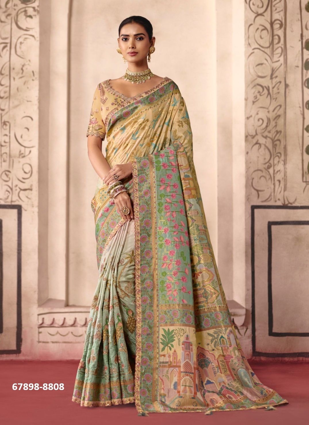 AAMNA - Catalog # 67898 (Set of 9 Sarees) AAMNA - Catalog # 67898 (Set of 9 Sarees)