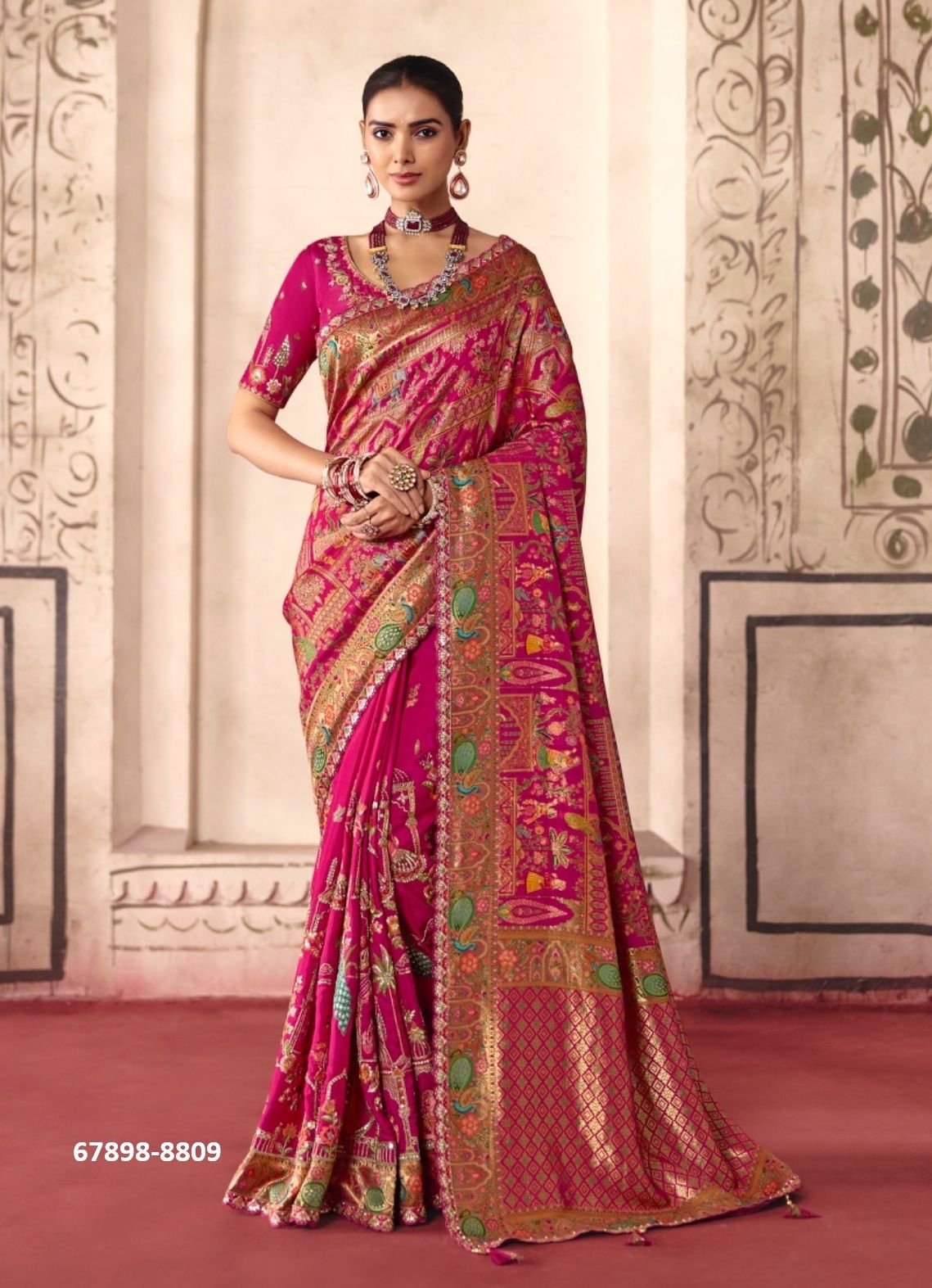 AAMNA - Catalog # 67898 (Set of 9 Sarees) AAMNA - Catalog # 67898 (Set of 9 Sarees)