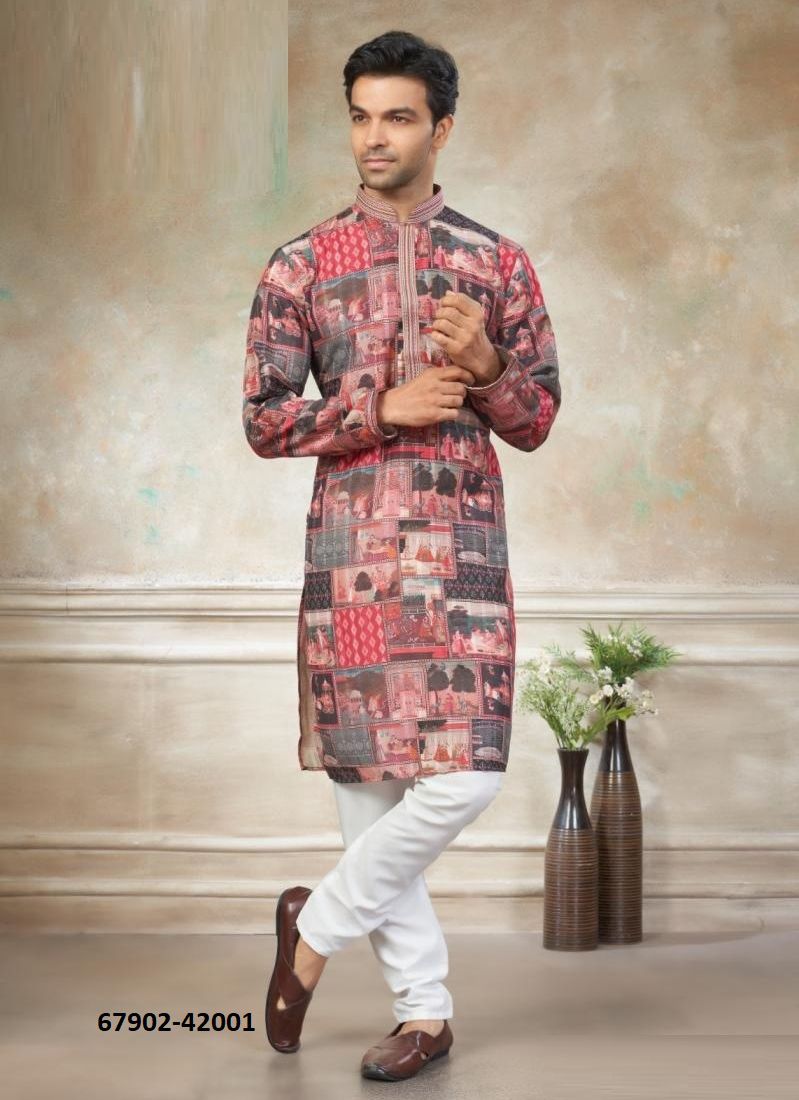 SUPERMAN - Catalog # 67902 (Set of 4 Men's Ethnic Wear) SUPERMAN - Catalog # 67902 (Set of 4 Men's Ethnic Wear)