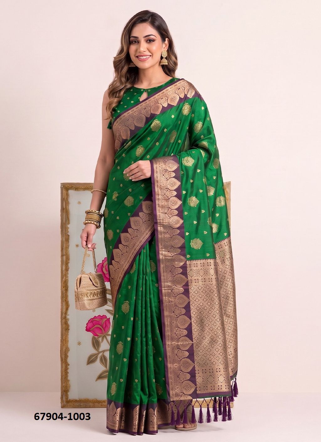 DISHOOM - Catalog # 67904 (Set of 6 Sarees)