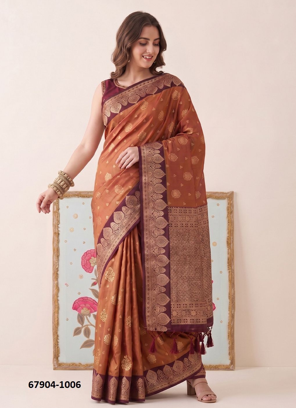 DISHOOM - Catalog # 67904 (Set of 6 Sarees)