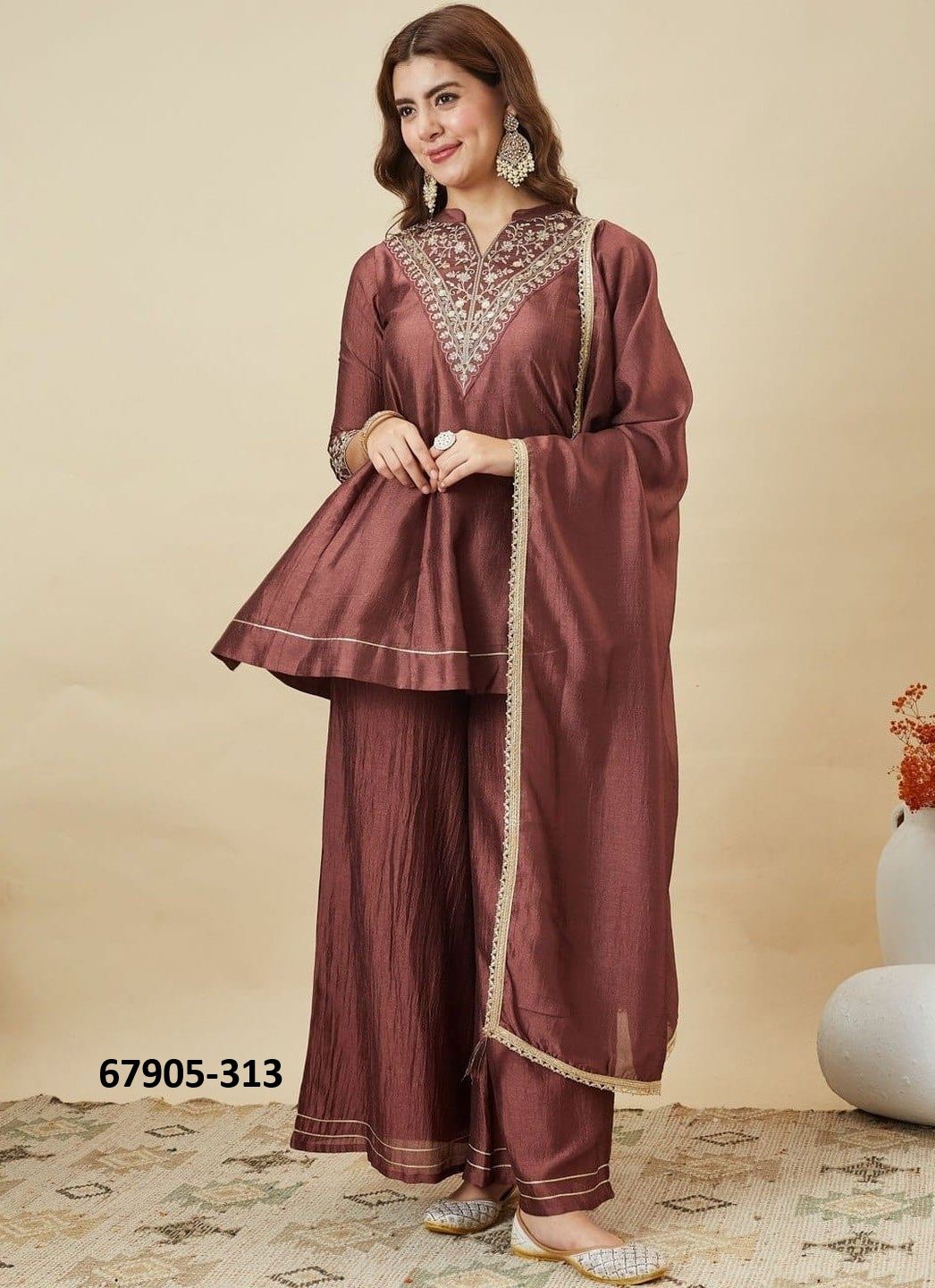 TIPSY - Catalog # 67905 (Set of 3 Readymade Salwar Suits) TIPSY - Catalog # 67905 (Set of 3 Readymade Salwar Suits)
