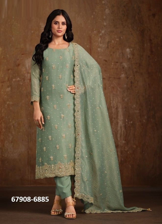 AUSTIN - Catalog # 67908 (Set of 6 Readymade Salwar Suits) AUSTIN - Catalog # 67908 (Set of 6 Readymade Salwar Suits)