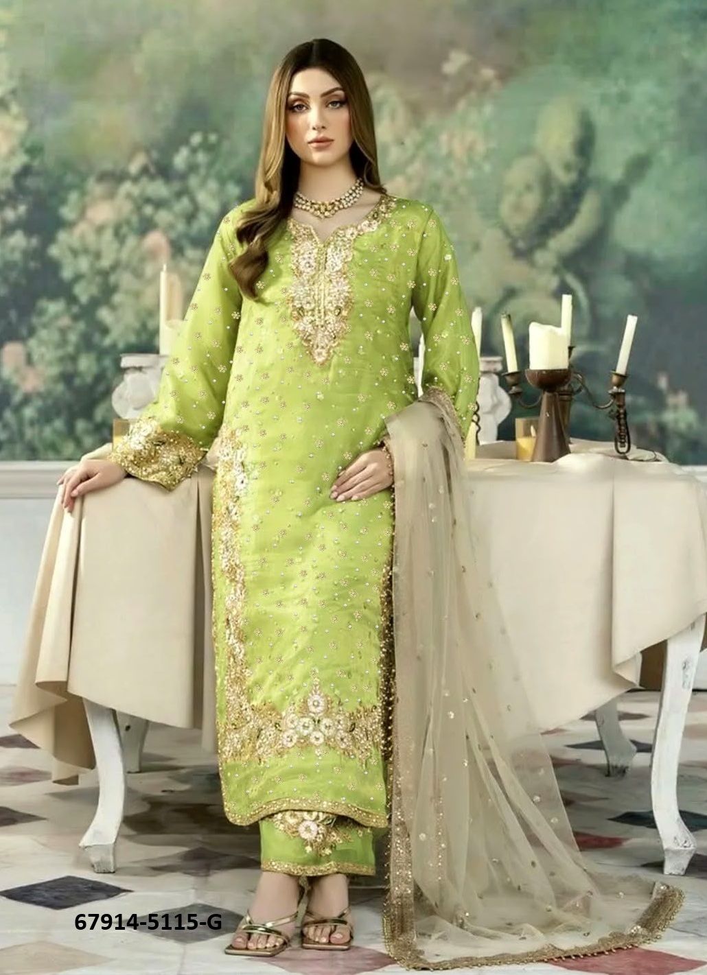 DING DONG - Catalog # 67914 (Set of 7 Readymade Salwar Suits)