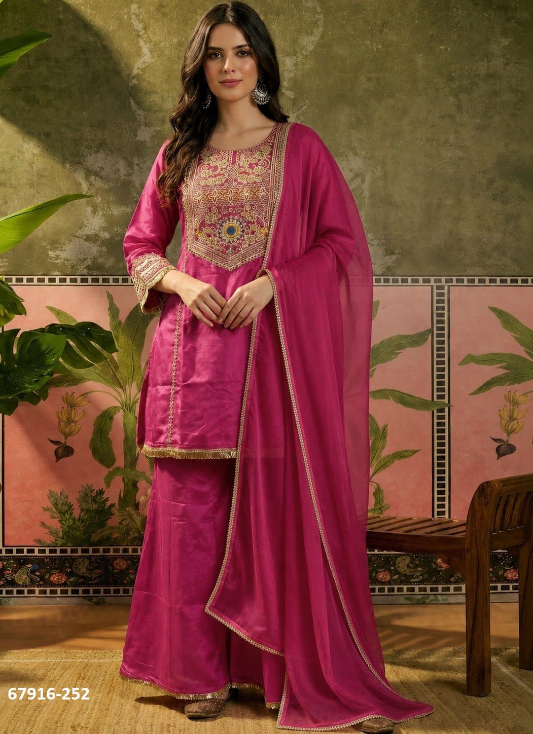 DILNASHEE - Catalog # 67916 (Set of 2 Readymade Salwar Suits) DILNASHEE - Catalog # 67916 (Set of 2 Readymade Salwar Suits)