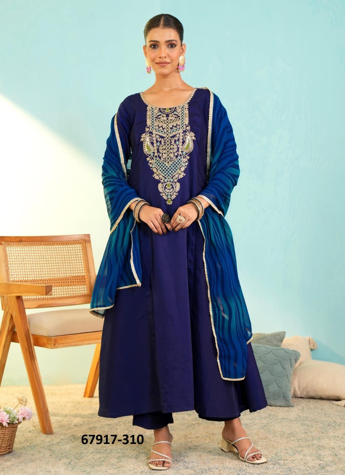 MASHUKA - Catalog # 67917 (Set of 2 Readymade Salwar Suits) MASHUKA - Catalog # 67917 (Set of 2 Readymade Salwar Suits)