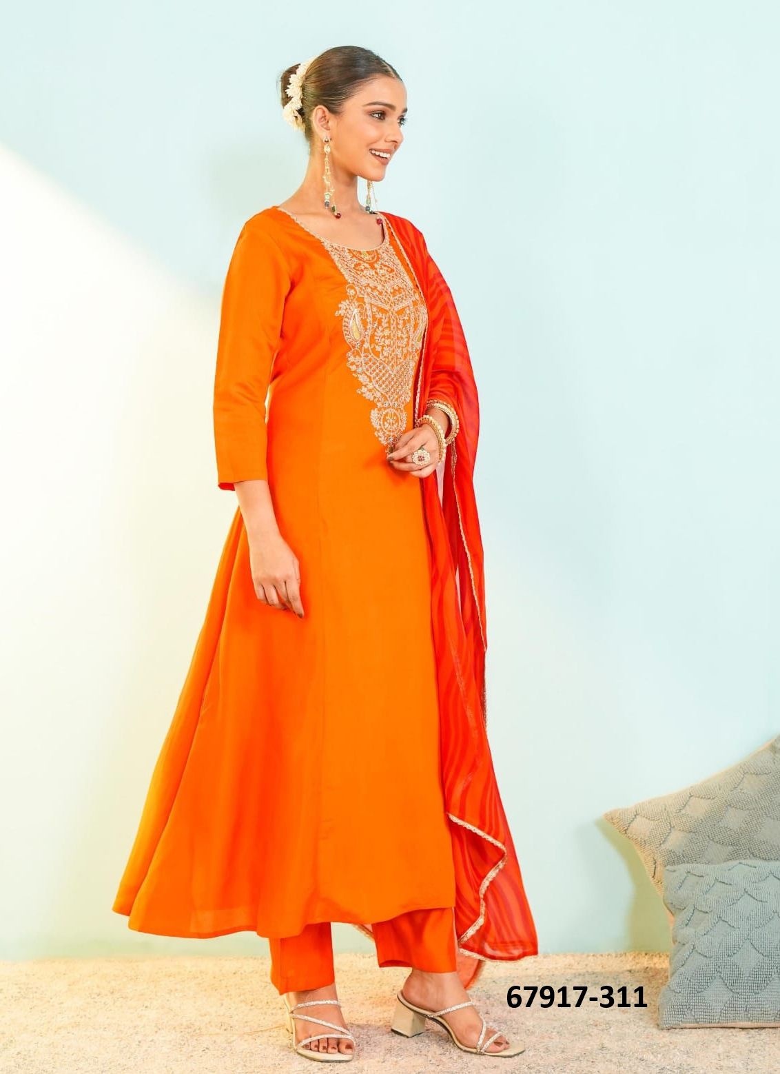 MASHUKA - Catalog # 67917 (Set of 2 Readymade Salwar Suits) MASHUKA - Catalog # 67917 (Set of 2 Readymade Salwar Suits)